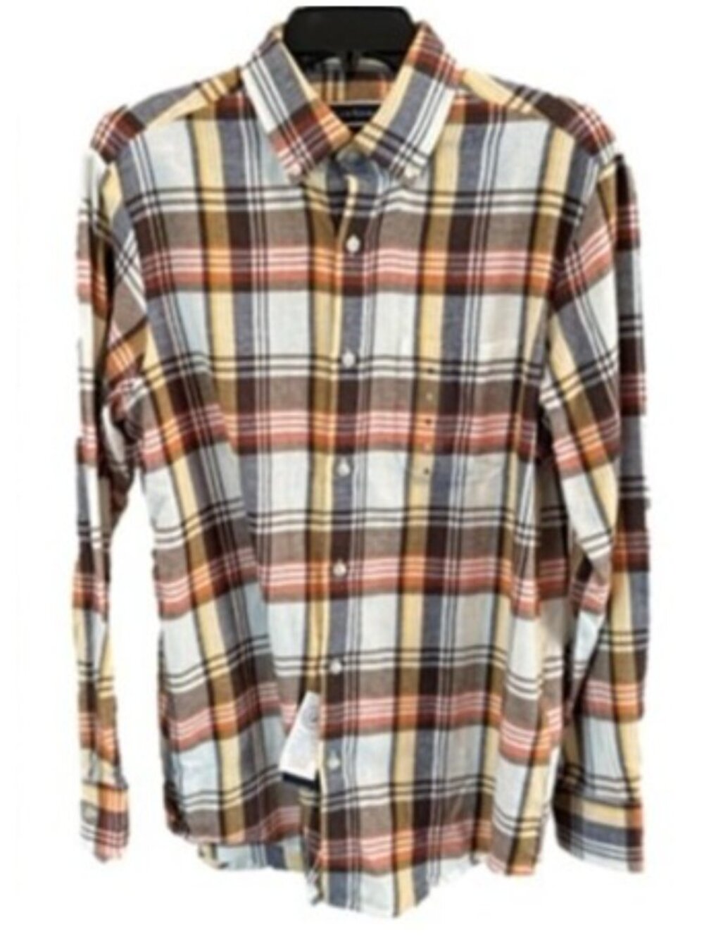 Club Room Men's Cotton Flannel Button-Down Shirt
